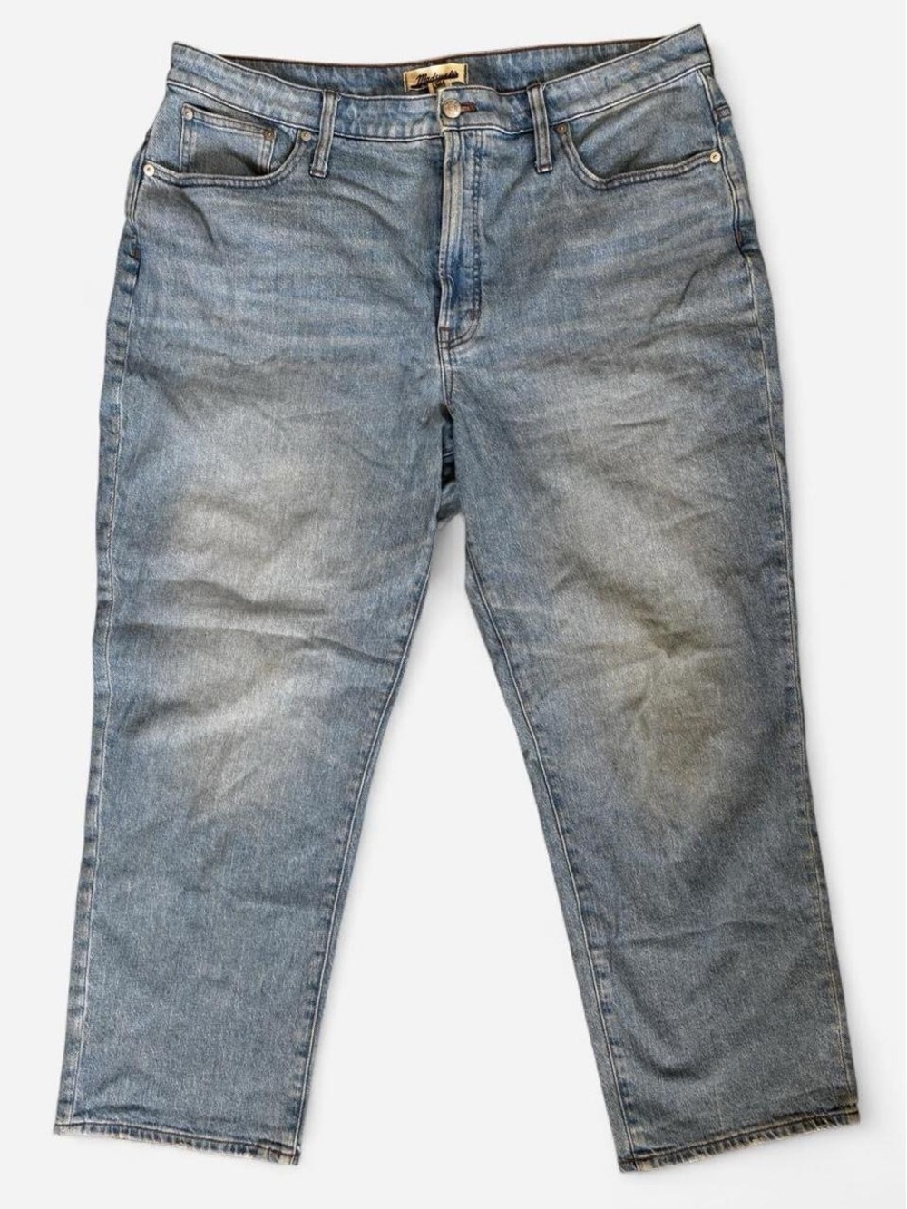 Madewell Curvy Perfect Vintage Straight Jeans Size 33"